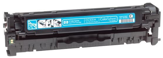 Recarga de toner HP CC531A